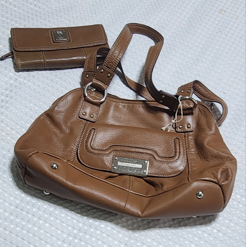 TIGNANELLO EUC BAG & WALLET COMBO SET